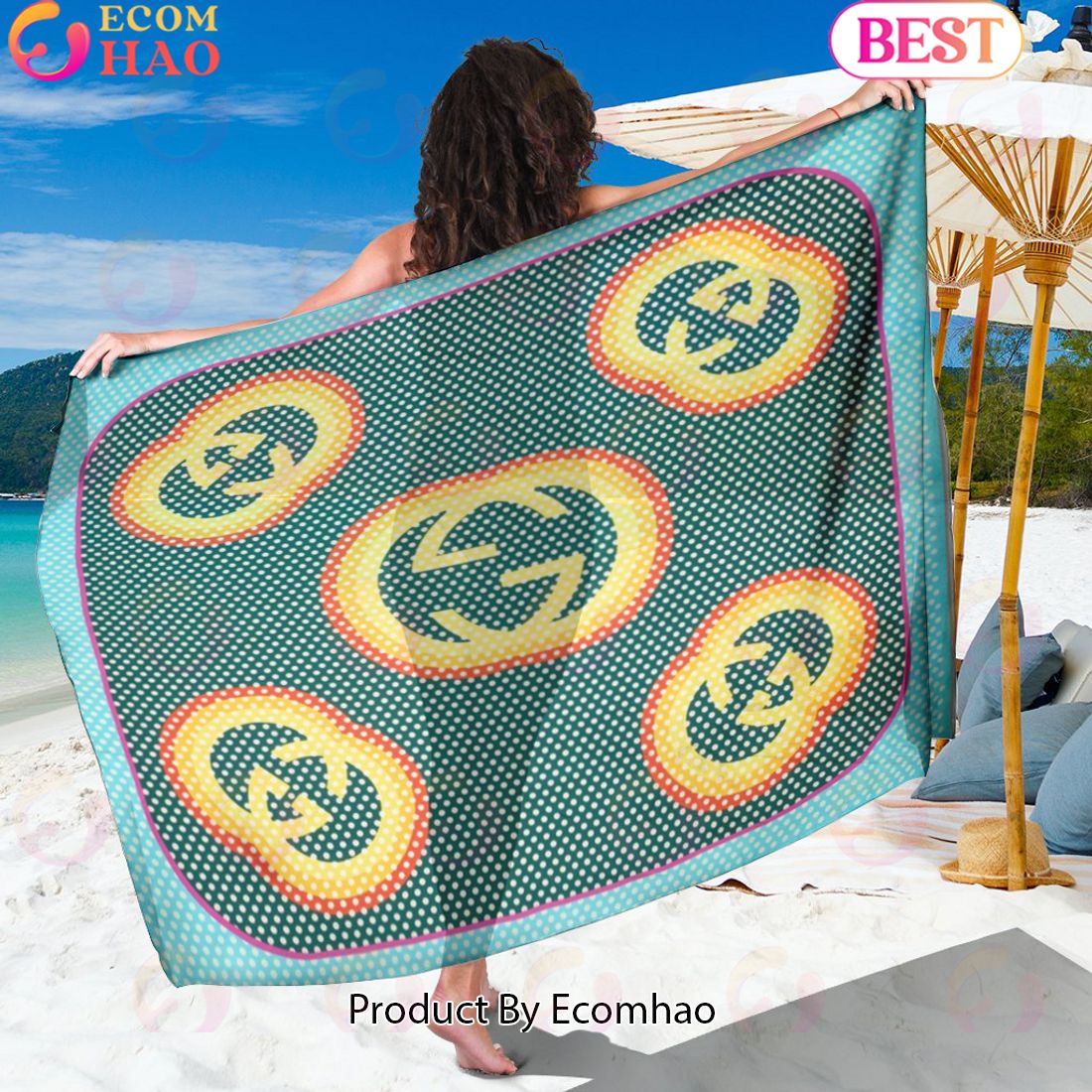 Gucci Sarong Logo Pattern The Pumpkin Luxury Items