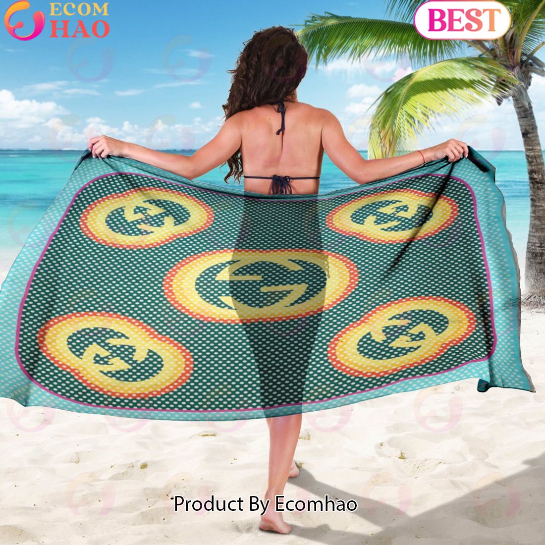 Gucci Sarong Logo Pattern The Pumpkin Luxury Items