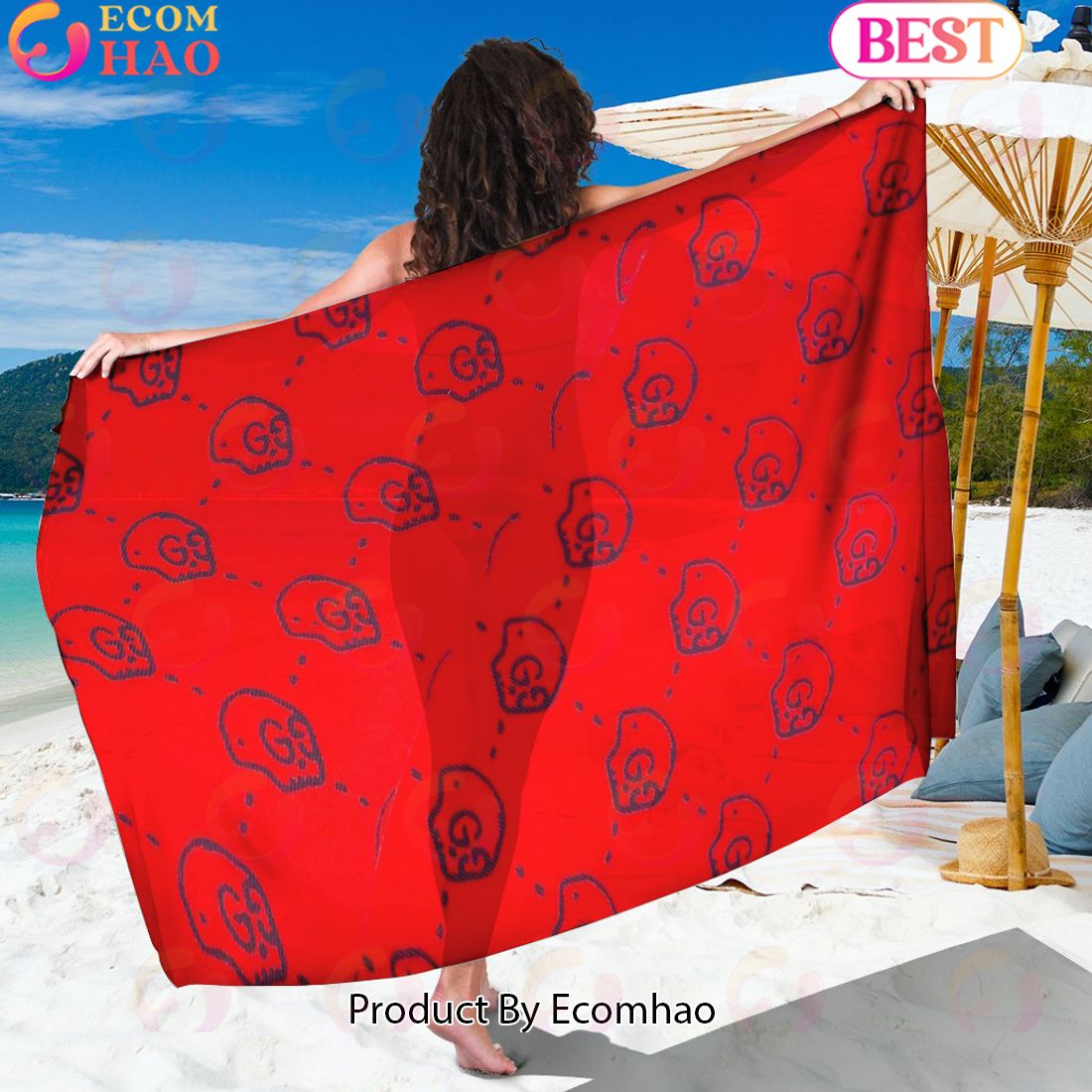 Gucci Sarong Skull Logo Pattern Special Edition Luxury Items