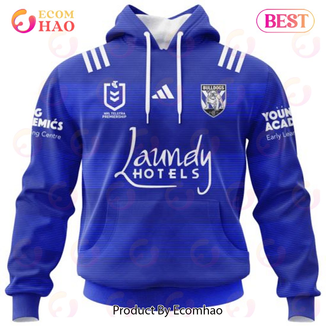 Personalized NRL Canterbury-Bankstown Bulldogs Special Heritage 2 Design 3D Hoodie