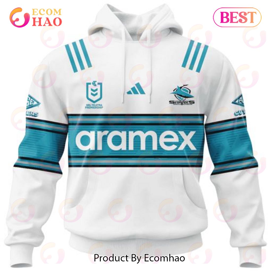 Personalized NRL Cronulla-Sutherland Sharks Special Heritage 2 Design 3D Hoodie