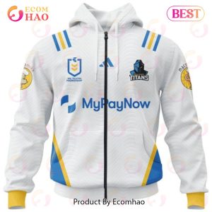 Personalized NRL Gold Coast Titans Special Heritage 2 Design 3D Hoodie