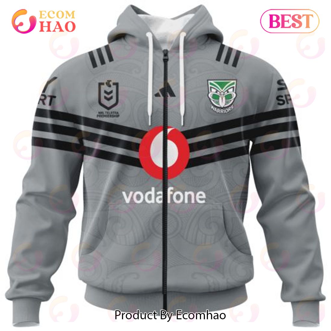 Personalized NRL New Zealand Warriors Special Heritage 2 Design 3D Hoodie