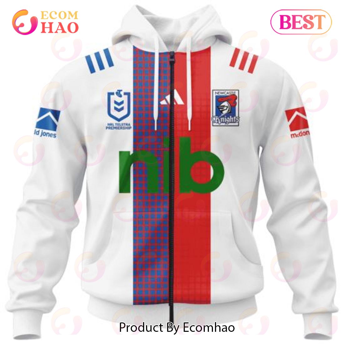 Personalized NRL Newcastle Knights Special Heritage 2 Design 3D Hoodie