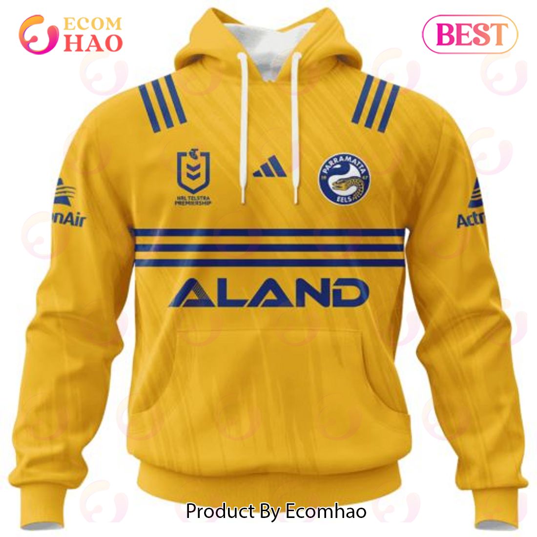 Personalized NRL Parramatta Eels Special Heritage 2 Design 3D Hoodie