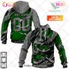 Personalized IRFU Ireland national Rugby Metal Skull 3D Hoodie Personalized IRFU Ireland national Rugby Metal Skull 3D Hoodie