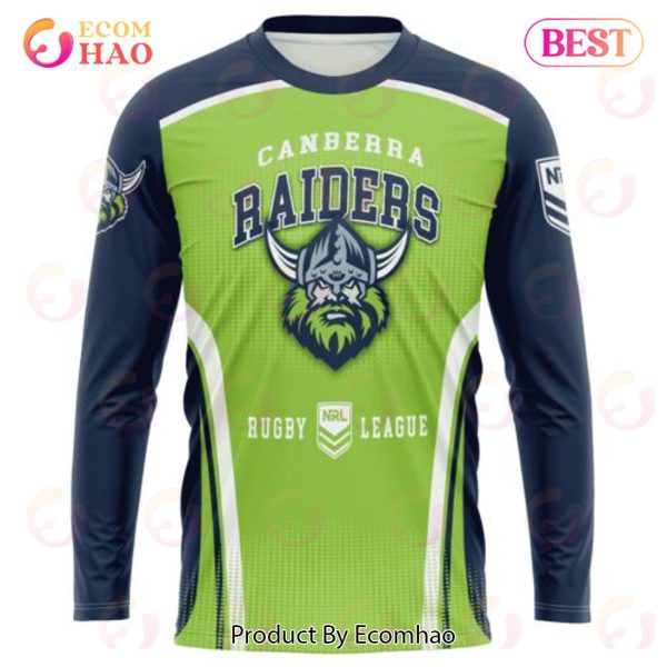 NRL Canberra Raiders Special Sideline Design 3D Hoodie