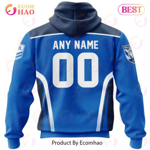 NRL Canterbury-Bankstown Bulldogs Special Sideline Design 3D Hoodie