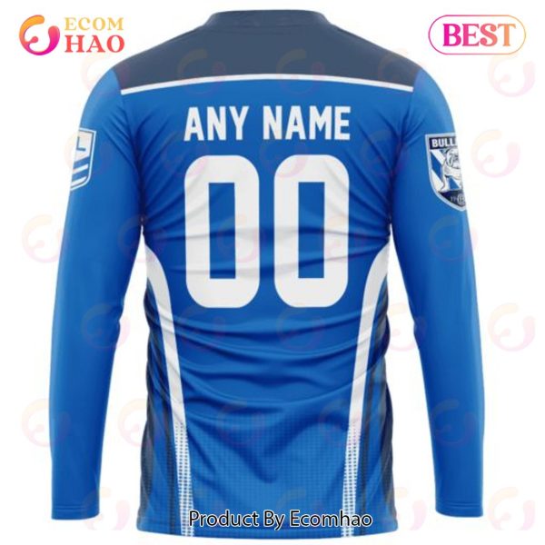NRL Canterbury-Bankstown Bulldogs Special Sideline Design 3D Hoodie