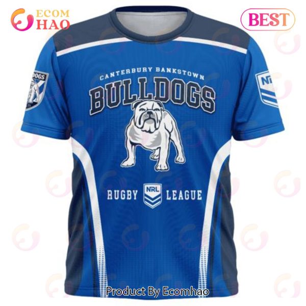 NRL Canterbury-Bankstown Bulldogs Special Sideline Design 3D Hoodie