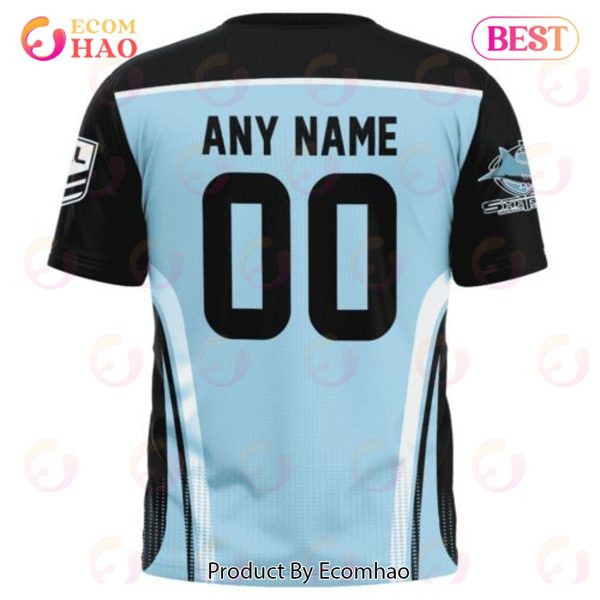 NRL Cronulla-Sutherland Sharks Special Sideline Design 3D Hoodie