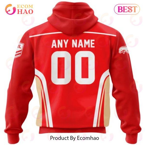 NRL Dolphins Special Sideline Design 3D Hoodie