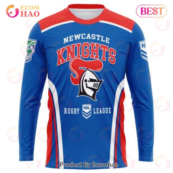 NRL Newcastle Knights Special Sideline Design 3D Hoodie