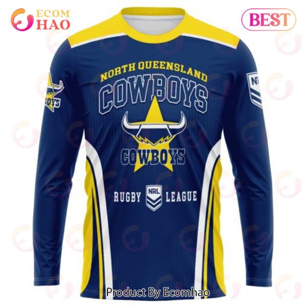NRL North Queensland Cowboys Special Sideline Design 3D Hoodie