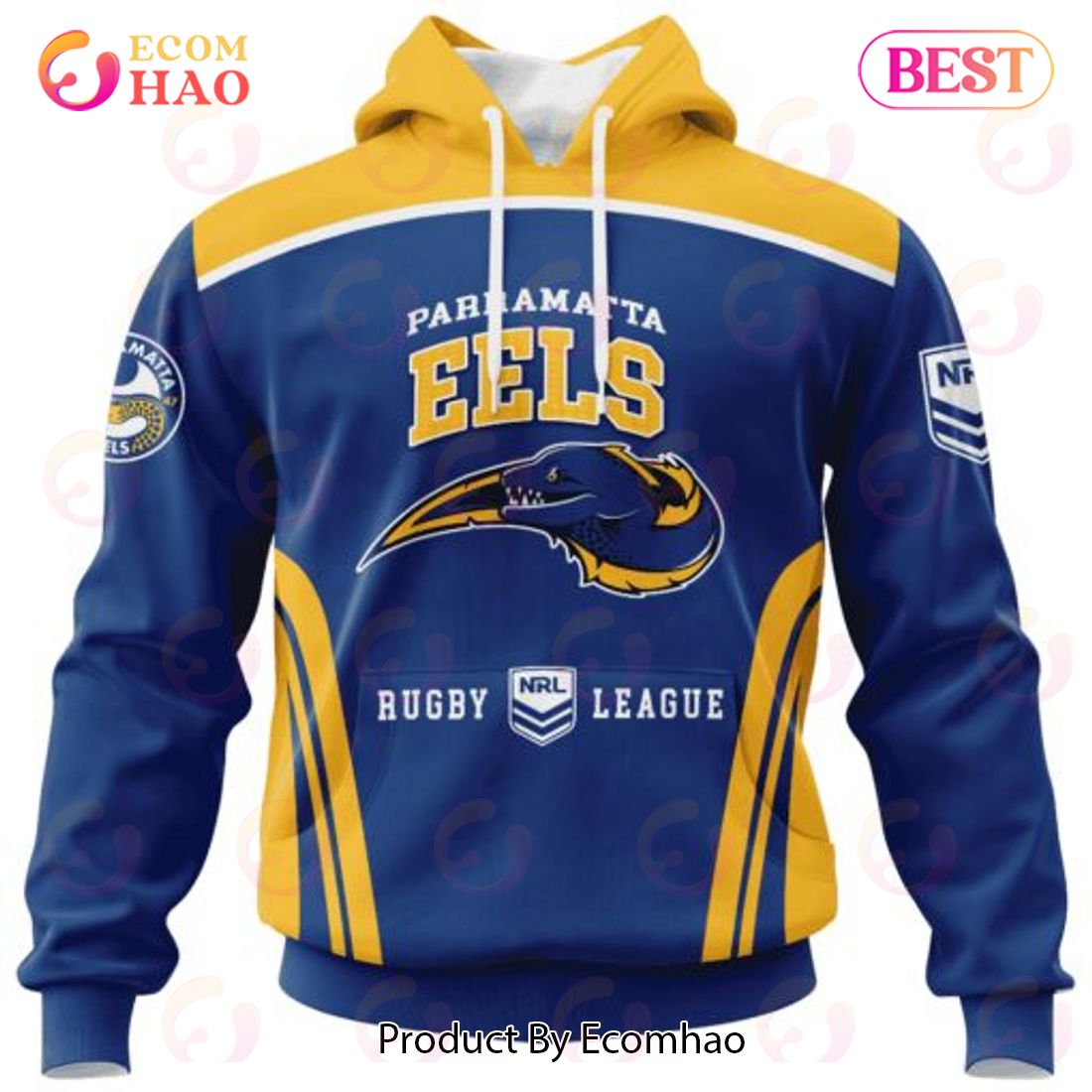 NRL Parramatta Eels Special Sideline Design 3D Hoodie