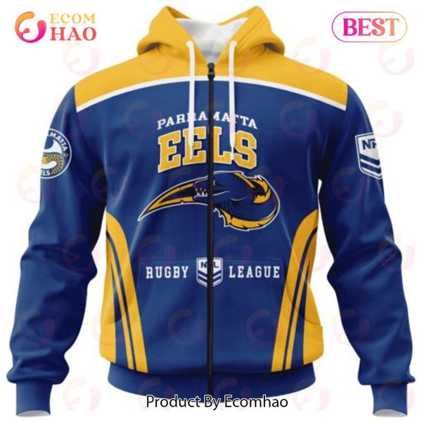NRL Parramatta Eels Special Sideline Design 3D Hoodie