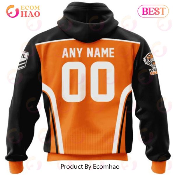 NRL Wests Tigers Special Sideline Design 3D Hoodie