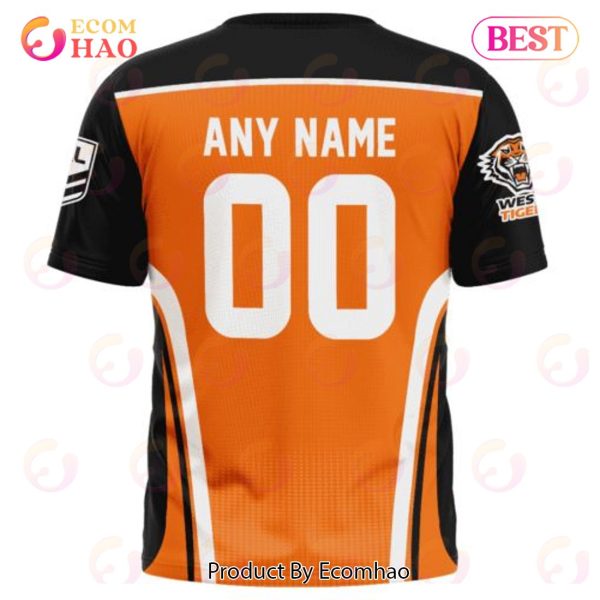 NRL Wests Tigers Special Sideline Design 3D Hoodie