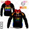 Personalized CFL Montreal Alouettes Rainbow Logo Jersey Style 3D Hoodie Personalized CFL Montreal Alouettes Rainbow Logo Jersey Style 3D Hoodie
