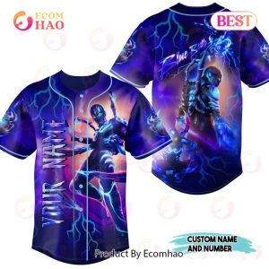PREMIUM Blue Beetle Custom Baseball Jersey