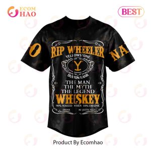 PREMIUM Rip Wheeler Yellowstone Custom Baseball Jersey