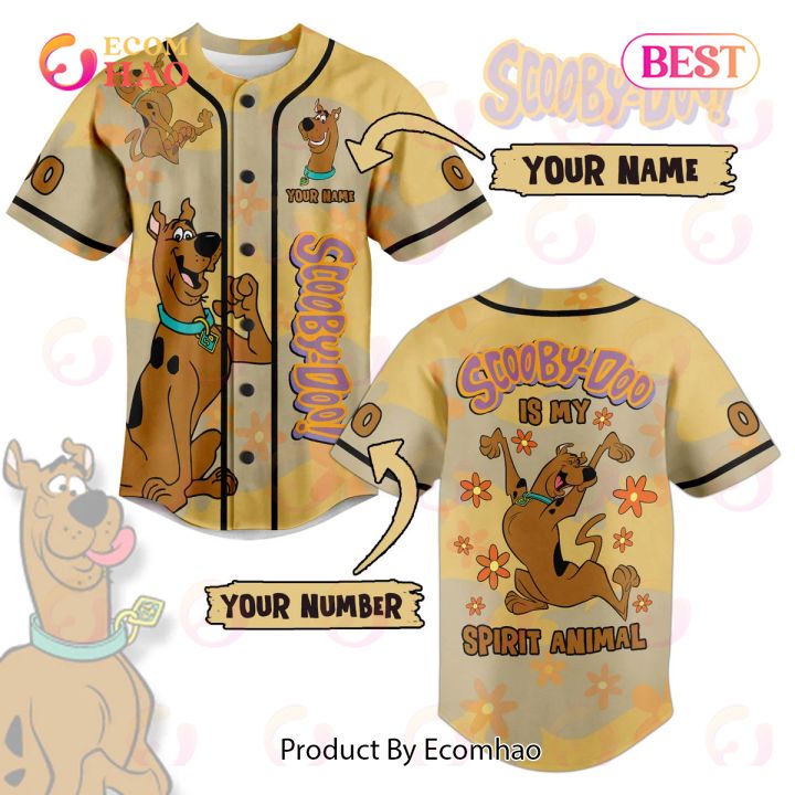 PREMIUM Scooby Doo Is My Spirit Animal Custom Baseball Jersey