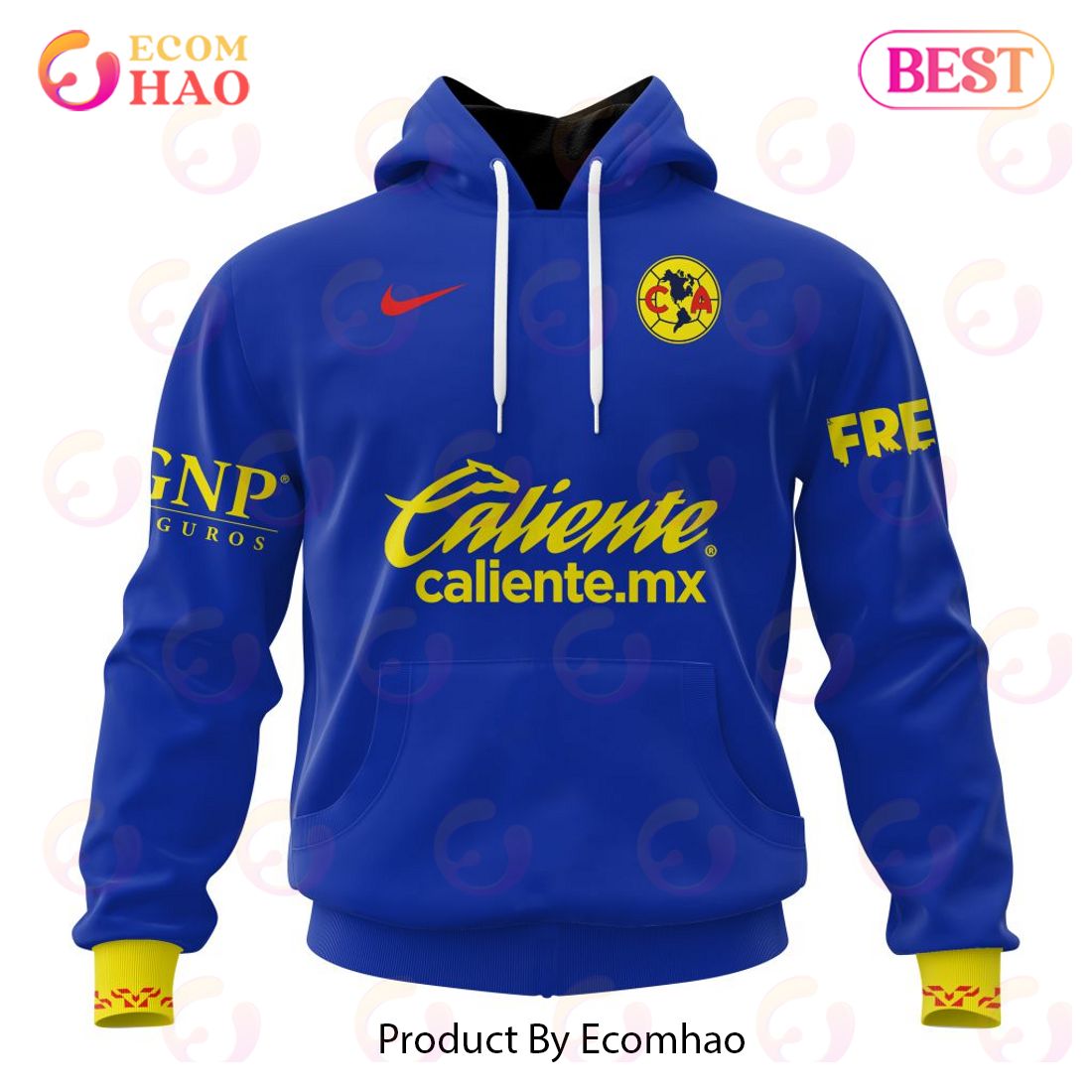 LIGA MX Club America 2023 – 2024 Away Kits 3D Hoodie