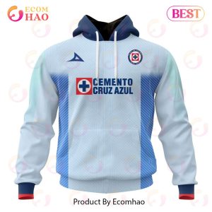 LIGA MX Cruz Azul 2023 – 2024 Away Kits 3D Hoodie