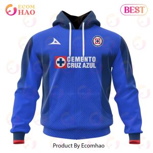 LIGA MX Cruz Azul 2023 – 2024 Home Kits 3D Hoodie