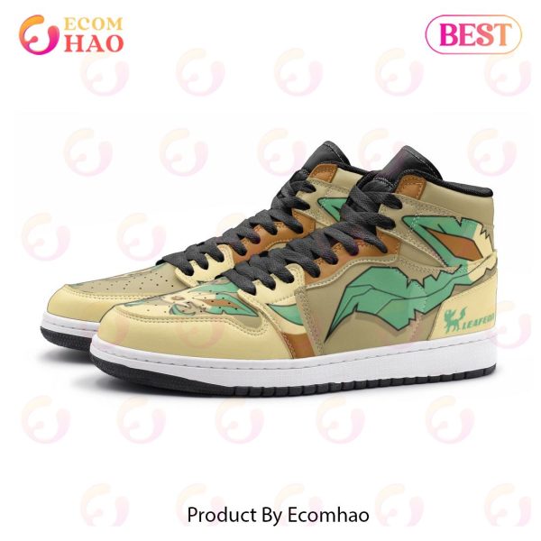 NEW] Leafeon Pokemon Air Jordan 1, High Top Sneaker