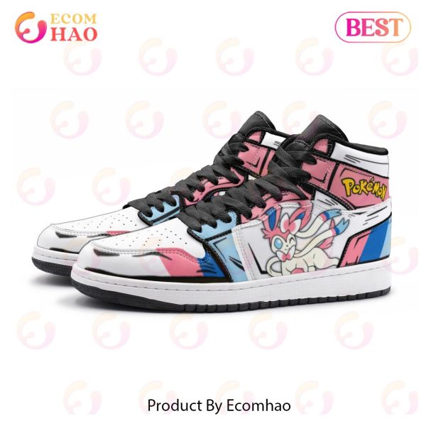 NEW] Sylveon Pokemon Air Jordan 1, High Top Sneaker