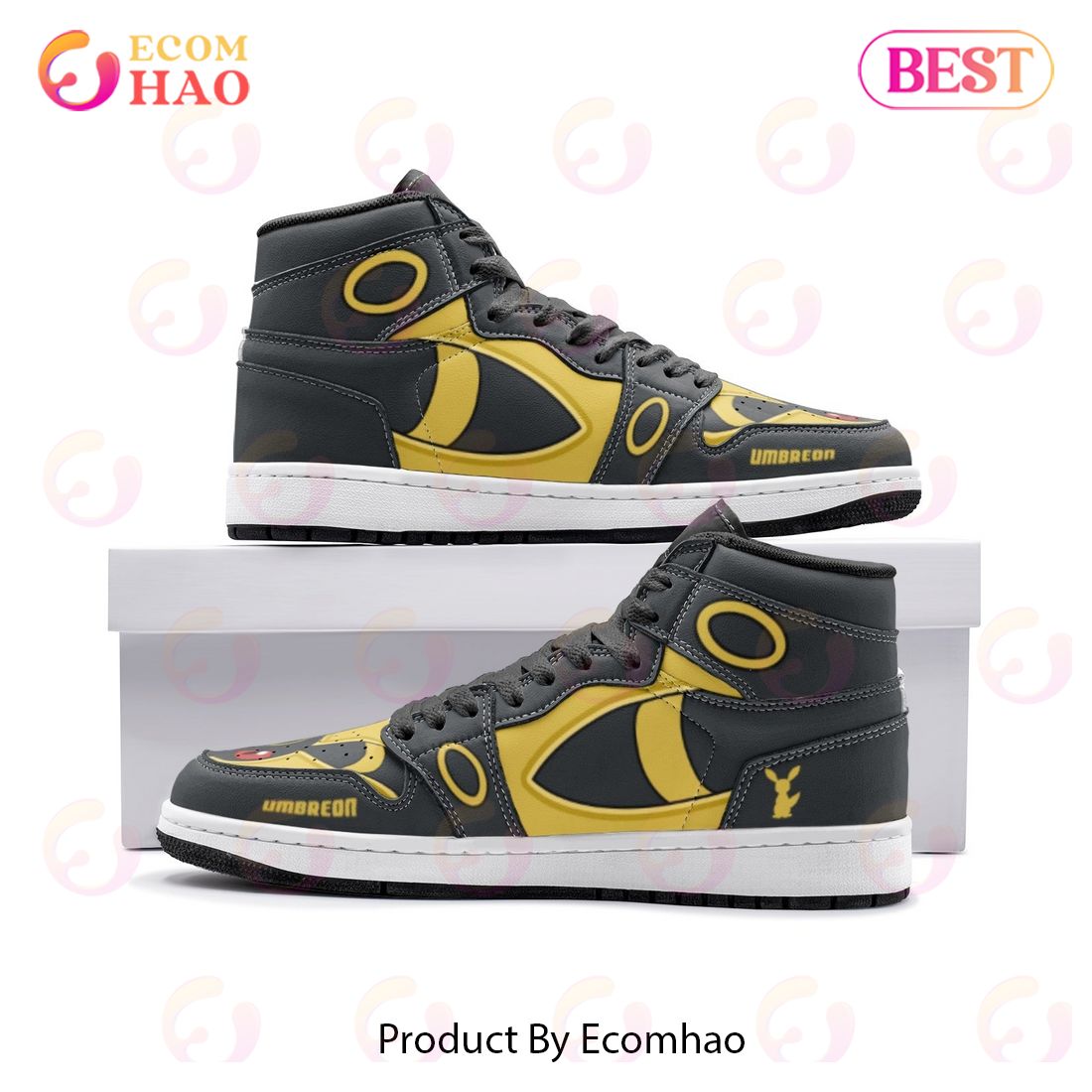 NEW] Umbreon V2 Pokemon Air Jordan 1, High Top Sneaker