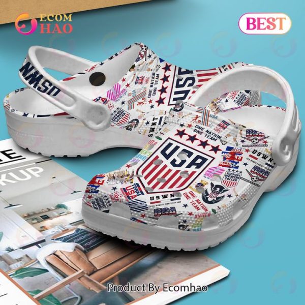 PREMIUM Uswnt USA One Nation One Team Clogs