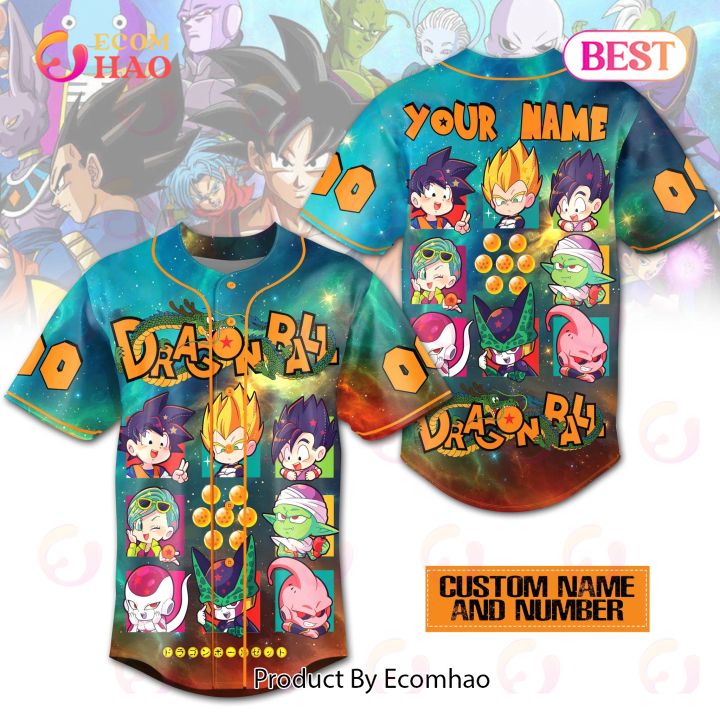 PREMIUM Dragon Ball Custom Baseball Jersey