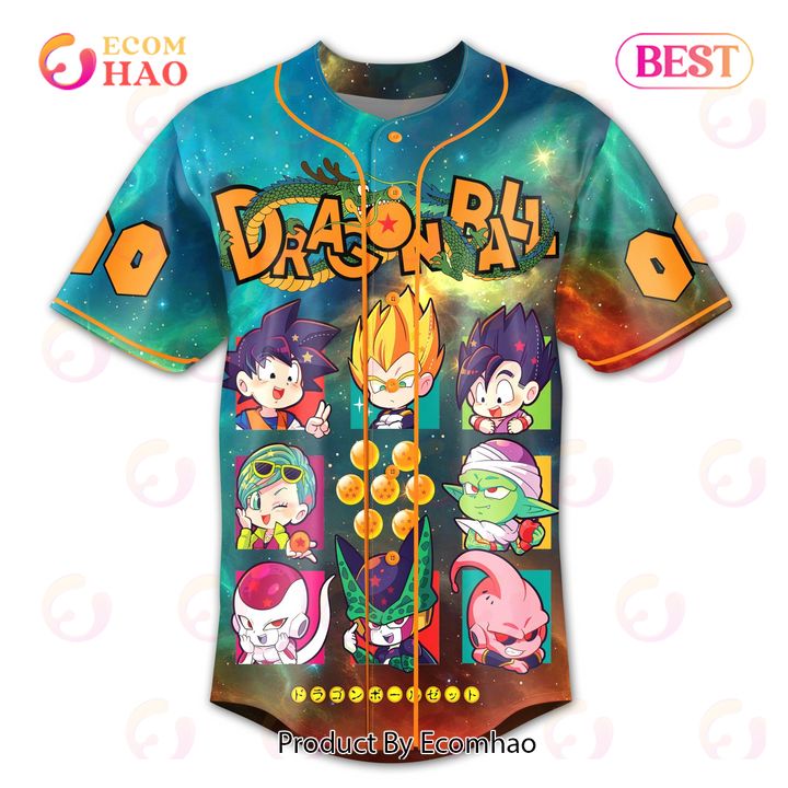 PREMIUM Dragon Ball Custom Baseball Jersey