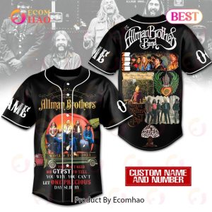 PREMIUM The Allman Brothers Band World Tour 2023 Custom Baseball Jersey