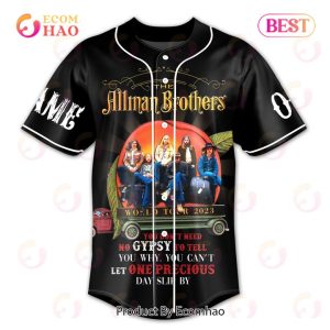 PREMIUM The Allman Brothers Band World Tour 2023 Custom Baseball Jersey