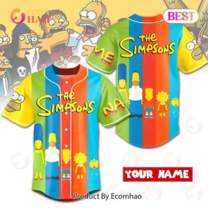 PREMIUM The Simpsons Custom Baseball Jersey