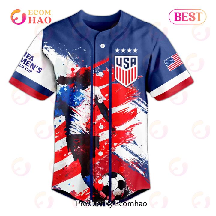 PREMIUM USWNT USA Custom Baseball Jersey