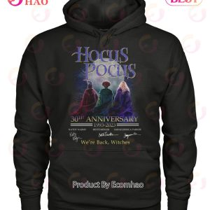 Hocus Pocus 30th Anniversary 1993 – 2023 We’re Back Witches T-Shirt