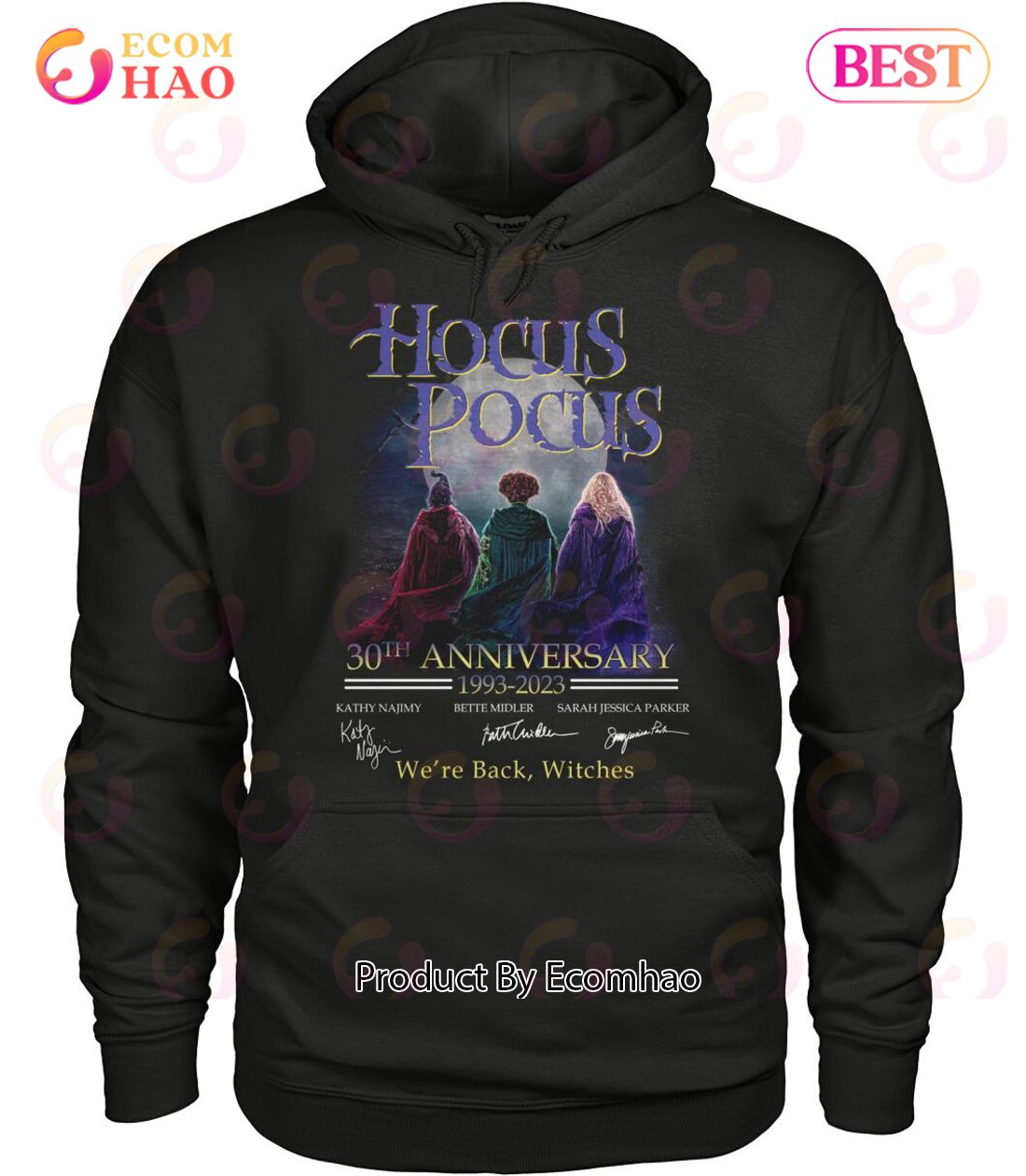 Hocus Pocus 30th Anniversary 1993 – 2023 We’re Back Witches T-Shirt