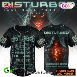 PREMIUM Disturbed Custom Baseball Jersey