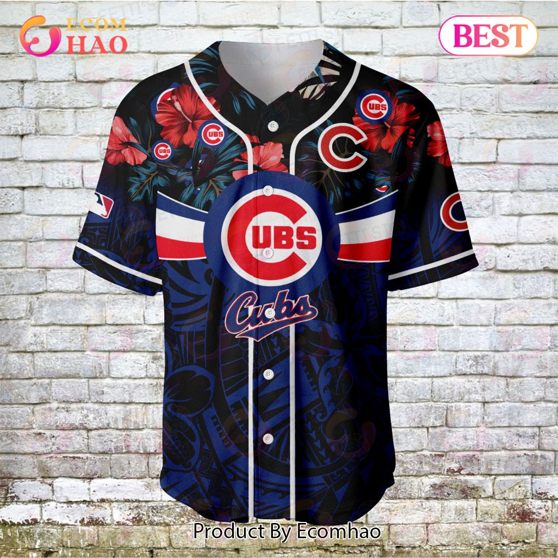 Chicago Cubs – Major League Baseball Customized AOP Baseball Jersey