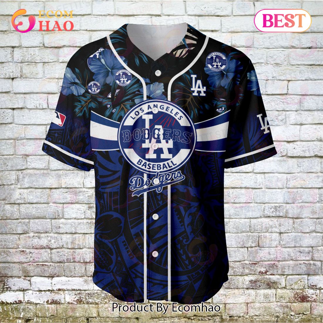 Los Angeles Dodgers – Major League Baseball Customized AOP Baseball Jersey