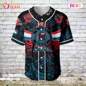 Miami Marlins – Major League Baseball Customized AOP Baseball Jersey
