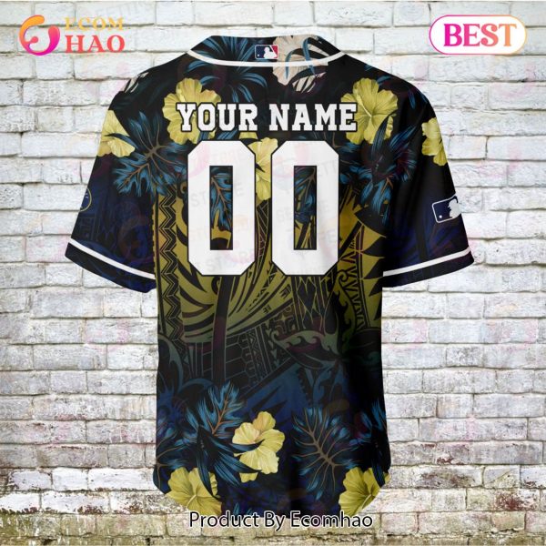 Milwaukee Brewers – Major League Baseball Customized AOP Baseball Jersey