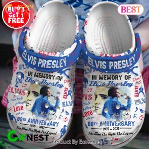 In Memory Of Elvis Presley 88th Anniversary 1935 – 2023 Crocs