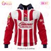 LIGA MX Chivas De Guadalajara 2023-2024 Home Mix Away Kits 3D Hoodie