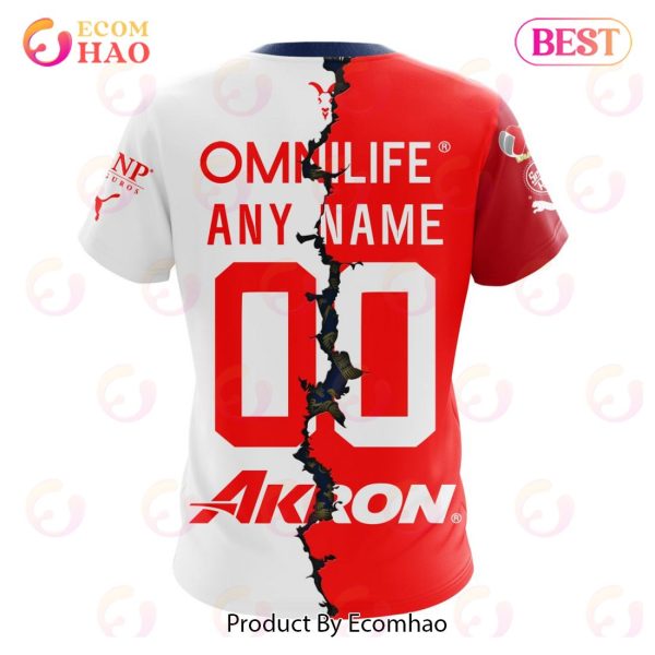 LIGA MX Chivas De Guadalajara 2023-2024 Home Mix Away Kits 3D Hoodie