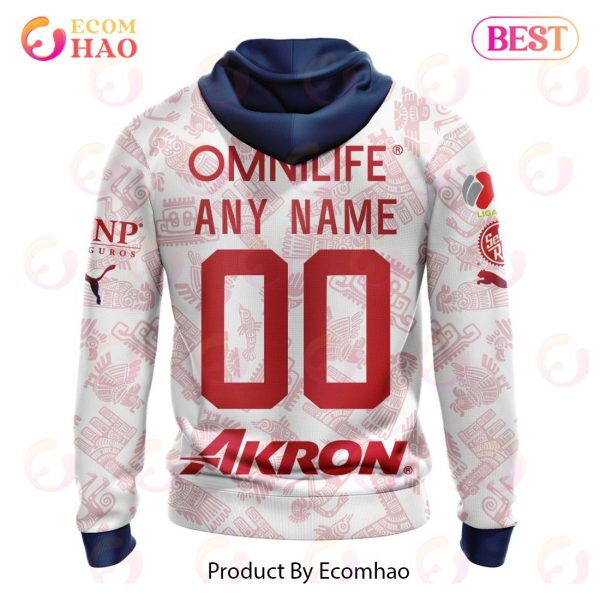 LIGA MX Chivas Guadalajara 2023 – 2024 Away Aztec Design 3D Hoodie
